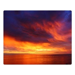 Sunset The Pacific Ocean Evening Double Sided Flano Blanket (large)  by Amaryn4rt