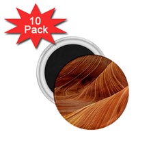 Sandstone The Wave Rock Nature Red Sand 1.75  Magnets (10 pack) 