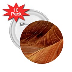 Sandstone The Wave Rock Nature Red Sand 2.25  Buttons (10 pack) 