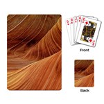 Sandstone The Wave Rock Nature Red Sand Playing Card Back