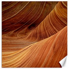 Sandstone The Wave Rock Nature Red Sand Canvas 12  x 12  