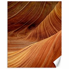 Sandstone The Wave Rock Nature Red Sand Canvas 11  x 14  