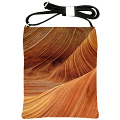 Sandstone The Wave Rock Nature Red Sand Shoulder Sling Bags