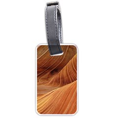 Sandstone The Wave Rock Nature Red Sand Luggage Tags (One Side) 