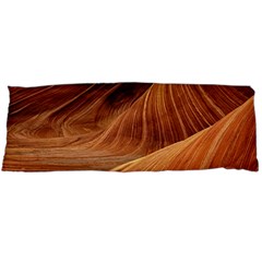 Sandstone The Wave Rock Nature Red Sand Body Pillow Case (dakimakura) by Amaryn4rt