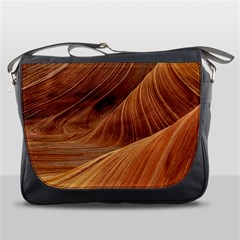 Sandstone The Wave Rock Nature Red Sand Messenger Bags