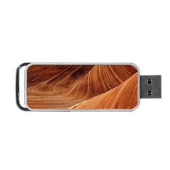 Sandstone The Wave Rock Nature Red Sand Portable Usb Flash (two Sides) by Amaryn4rt