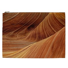 Sandstone The Wave Rock Nature Red Sand Cosmetic Bag (xxl)  by Amaryn4rt