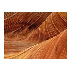 Sandstone The Wave Rock Nature Red Sand Double Sided Flano Blanket (mini)  by Amaryn4rt