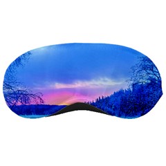 Winter Landscape Snow Forest Trees Sleeping Masks by Amaryn4rt