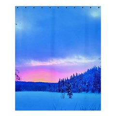 Winter Landscape Snow Forest Trees Shower Curtain 60  X 72  (medium)  by Amaryn4rt