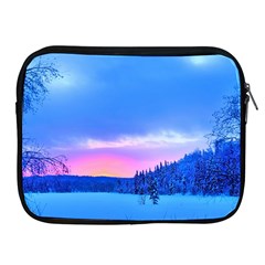 Winter Landscape Snow Forest Trees Apple Ipad 2/3/4 Zipper Cases by Amaryn4rt