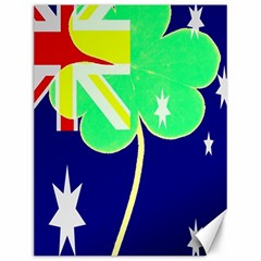 St  Patrick Australia And Ireland Irish Shamrock Australian Country Flag  Canvas 12  X 16   by yoursparklingshop