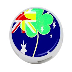 St  Patrick Australia And Ireland Irish Shamrock Australian Country Flag  4-port Usb Hub (two Sides)  by yoursparklingshop