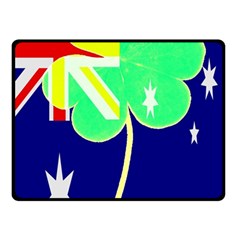 St  Patrick Australia And Ireland Irish Shamrock Australian Country Flag  Fleece Blanket (small) by yoursparklingshop