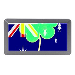 St  Patrick Australia And Ireland Irish Shamrock Australian Country Flag  Memory Card Reader (mini) by yoursparklingshop