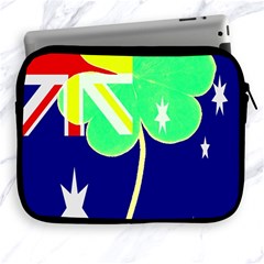 St  Patrick Australia And Ireland Irish Shamrock Australian Country Flag  Apple Ipad 2/3/4 Zipper Cases by yoursparklingshop