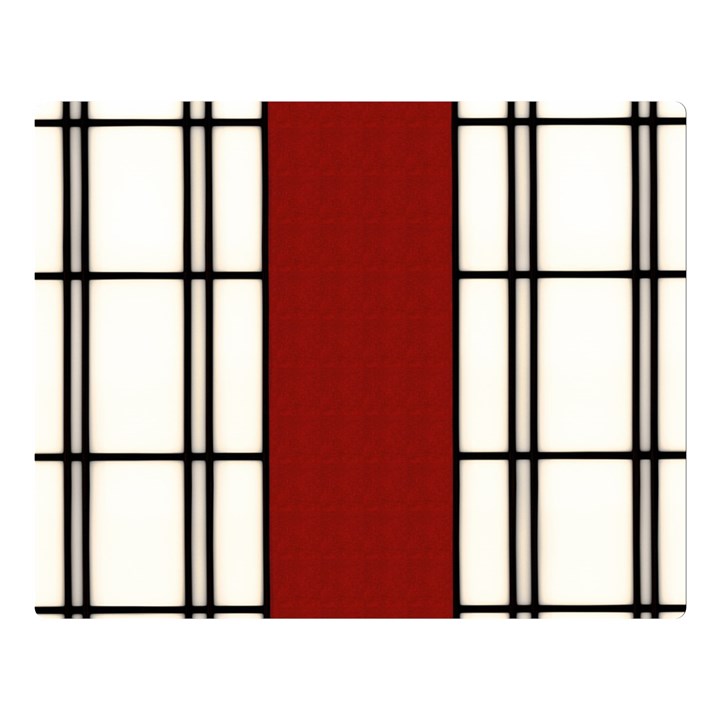 SHOJI - RED Double Sided Flano Blanket (Large) 