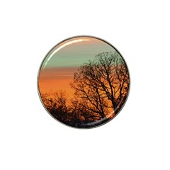 Twilight Sunset Sky Evening Clouds Hat Clip Ball Marker by Amaryn4rt