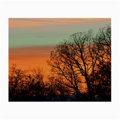 Twilight Sunset Sky Evening Clouds Small Glasses Cloth (2-side) by Amaryn4rt