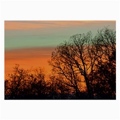 Twilight Sunset Sky Evening Clouds Large Glasses Cloth (2-side) by Amaryn4rt