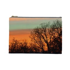 Twilight Sunset Sky Evening Clouds Cosmetic Bag (large)  by Amaryn4rt