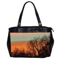 Twilight Sunset Sky Evening Clouds Office Handbags (2 Sides)  by Amaryn4rt