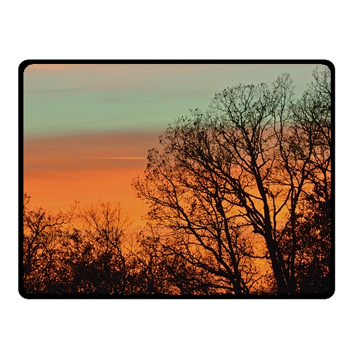 Twilight Sunset Sky Evening Clouds Fleece Blanket (Small)