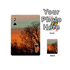 Twilight Sunset Sky Evening Clouds Playing Cards 54 (mini)  by Amaryn4rt