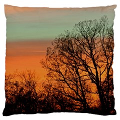 Twilight Sunset Sky Evening Clouds Large Cushion Case (one Side) by Amaryn4rt