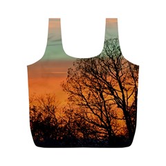 Twilight Sunset Sky Evening Clouds Full Print Recycle Bags (m)  by Amaryn4rt