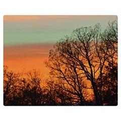 Twilight Sunset Sky Evening Clouds Double Sided Flano Blanket (medium)  by Amaryn4rt