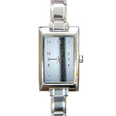 Rain Raindrop Drop Of Water Drip Rectangle Italian Charm Watch by Amaryn4rt