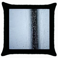 Rain Raindrop Drop Of Water Drip Throw Pillow Case (black) by Amaryn4rt