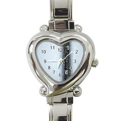 Rain Raindrop Drop Of Water Drip Heart Italian Charm Watch by Amaryn4rt