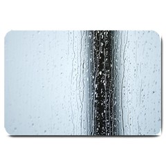 Rain Raindrop Drop Of Water Drip Large Doormat  by Amaryn4rt