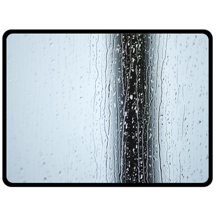 Rain Raindrop Drop Of Water Drip Fleece Blanket (Large) 