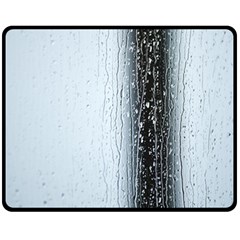 Rain Raindrop Drop Of Water Drip Fleece Blanket (medium)  by Amaryn4rt