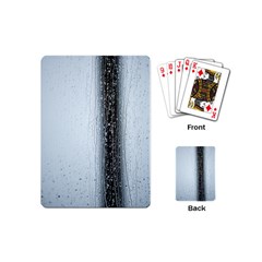 Rain Raindrop Drop Of Water Drip Playing Cards (mini)  by Amaryn4rt