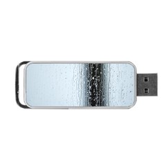 Rain Raindrop Drop Of Water Drip Portable Usb Flash (one Side) by Amaryn4rt