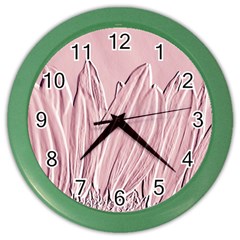 Shabby Chic Vintage Background Color Wall Clocks by Amaryn4rt