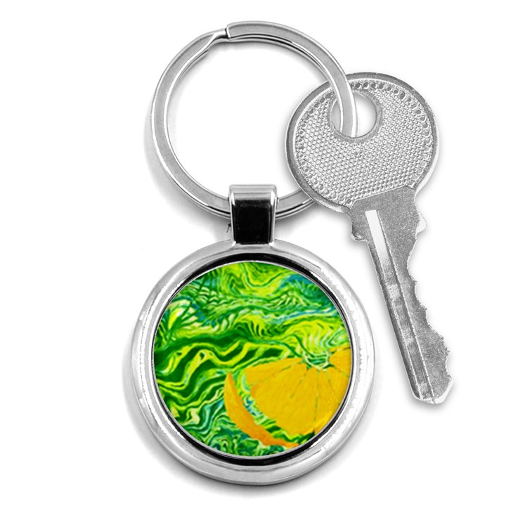 Zitro Abstract Sour Texture Food Key Chains (Round) 