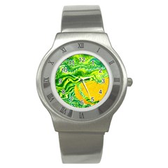 Zitro Abstract Sour Texture Food Stainless Steel Watch by Amaryn4rt