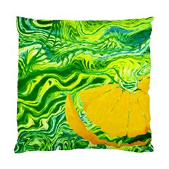 Zitro Abstract Sour Texture Food Standard Cushion Case (two Sides) by Amaryn4rt