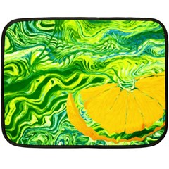 Zitro Abstract Sour Texture Food Double Sided Fleece Blanket (mini)  by Amaryn4rt