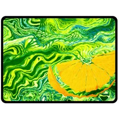 Zitro Abstract Sour Texture Food Double Sided Fleece Blanket (large)  by Amaryn4rt