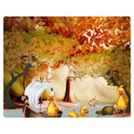 Art Kuecken Badespass Arrangemen Double Sided Flano Blanket (Medium)  60 x50  Blanket Front