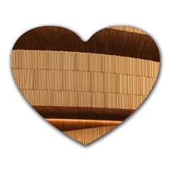 Architecture Art Boxes Brown Heart Mousepads by Amaryn4rt