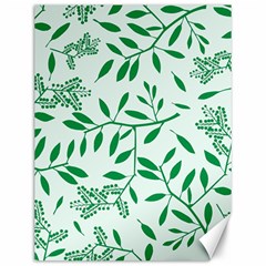 Leaves Foliage Green Wallpaper Canvas 12  X 16   by Amaryn4rt