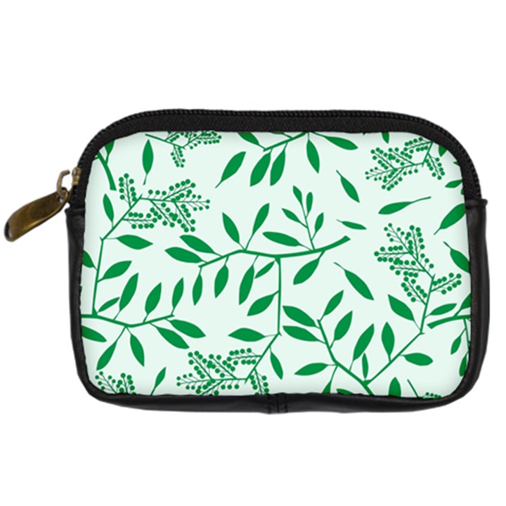 Leaves Foliage Green Wallpaper Digital Camera Cases